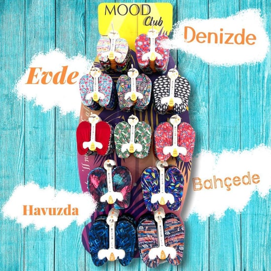 Mood Club Kaydırmaz Havuz Deniz Ayakkabısı Standı 192'Lİ Karma