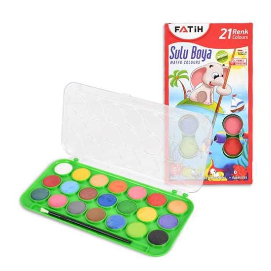 Fati̇h 21 Renk Sulu Boya K-21