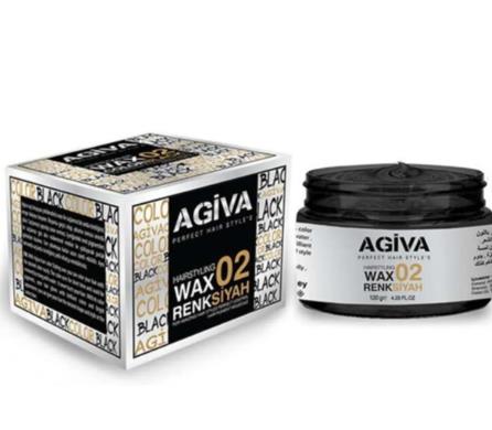 Agiva Hairstyling Wax 02 Siyah 120 gr