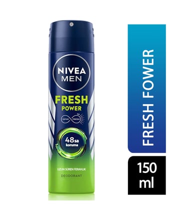 nivea, nivea dedorant, nivea erkek deodorant, erkek deodorant, ter kokusu önleyici, ter önleyici, nivea fresh power 150 ml satın al, nivea fresh power 150 ml fiyat