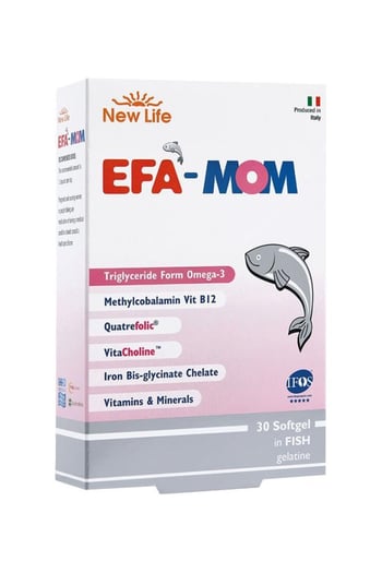 New Life Efa Mom Omega 3 Balık Yağı 30 Kapsül