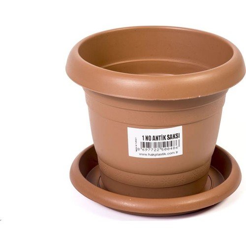 Hak Antik Saksı No 1-Tabak Dahil-1,5 Litre