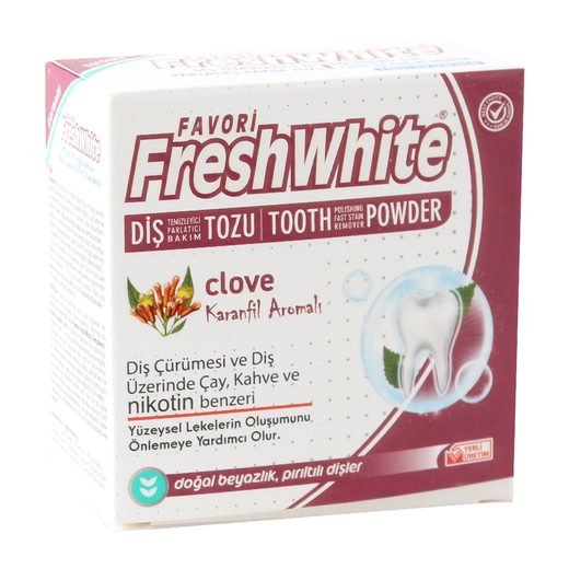 Fresh White Diş Tozu 50Gr Clove