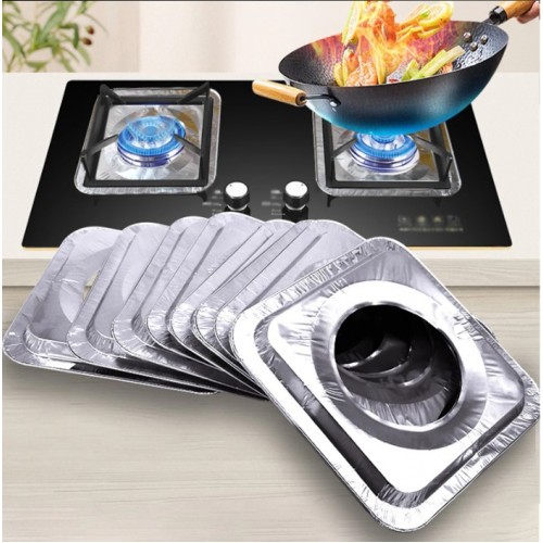 DİYARI FIRSAT Kare Ocak Üstü Yağ Koruyucu Alüminyum Levha 23*23 cm 10 Adet