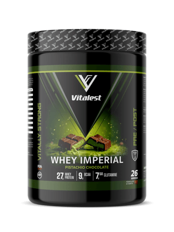 Vitalest Whey Imperial 988G. Fıstıklı Çikolata Aromalı Protein Tozu 26 Servis