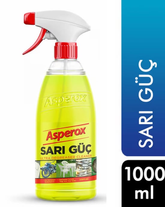 Asperox Sarı Güç Sprey 1000 ml Power Yağ ve Kir Çözücü