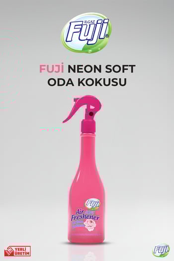 Fuji Soft Oda Spreyi 400 ml - Air Freshener Neon Pembe Çiçekler Kokusu