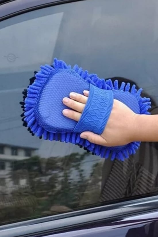 HERŞEYFIRSAT Lacuthe Oto Iç Dış Yıkama Süngeri Mavi El Girmeli