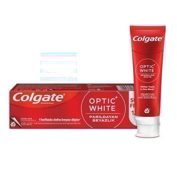 COLGATE Optic White Parıldayan Beyazlık Diş Macunu 125ml