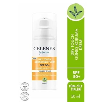 Celenes Güneş Koruyucu Herbal Dry Touch 50 ML