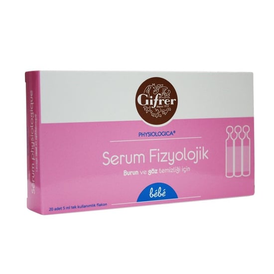 Gifrer Serum Fizyolojik Damla 20 Flakon