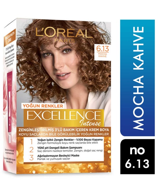 Loreal Excellence Set Saç Boyası Mocha Kahve No: 6.13
