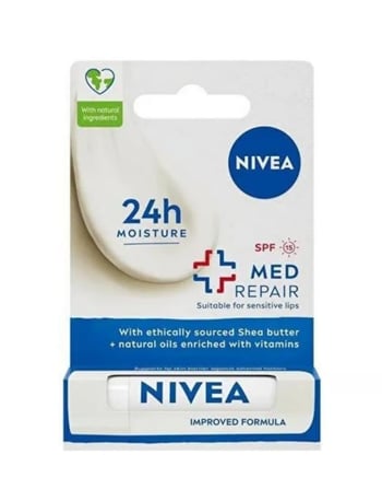 Nivea Dudak Kremi Renksiz Med Repaır 4,8G
