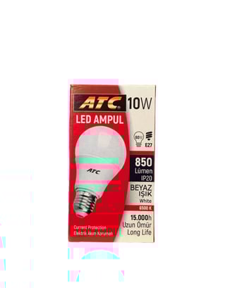 ATC Led Ampul 10W Beyaz  x 10 Adet