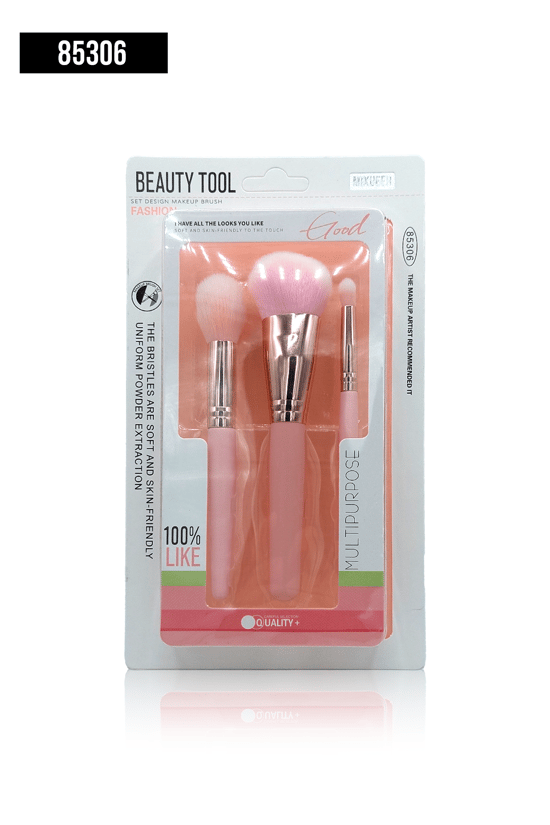 İthal Aksesuar 3'Lü Makyaj Fırçası