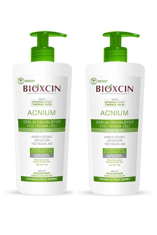 Bioxcin Acnium Yüz Yıkama Jeli Sebum Dengeleyici 500 ml