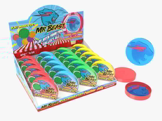 MrBeast Lisanslı Özel Ürün Jell 40 Gr