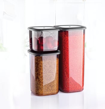 Furkan 3'Lü Kutulu Erzak Saklama Seti 1750+1200+550 Ml