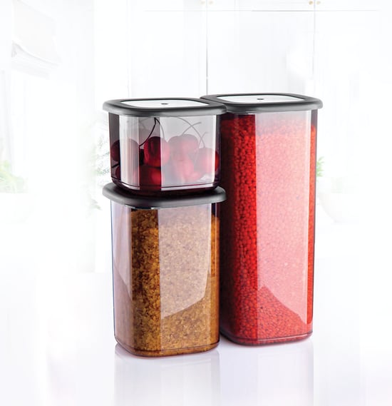 Furkan 3'Lü Kutulu Erzak Saklama Seti 1750+1200+550 Ml