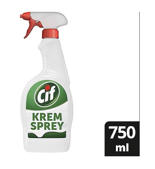 Cif Krem Sprey Çok Amaçlı Yüzey Temizleyici 750 ml
