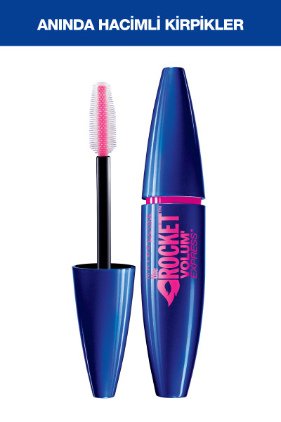 Maybelline New York Volum' Express Rocket Ekstra Siyah Maskara
