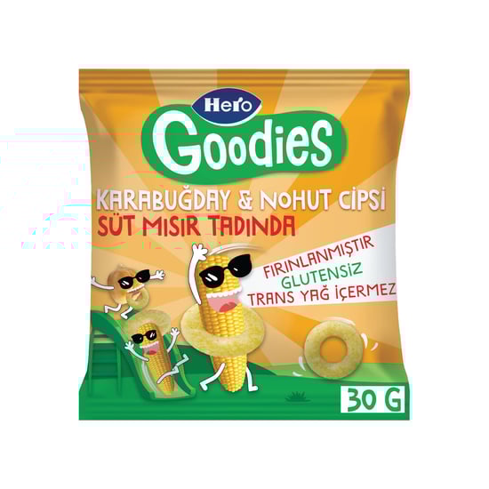 Hero Goodies Süt Mısırlı Sağlıklı Cips 