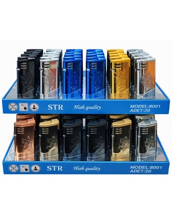 Str Metal Rüzgar (Izgaralı) Lüks Çakmak