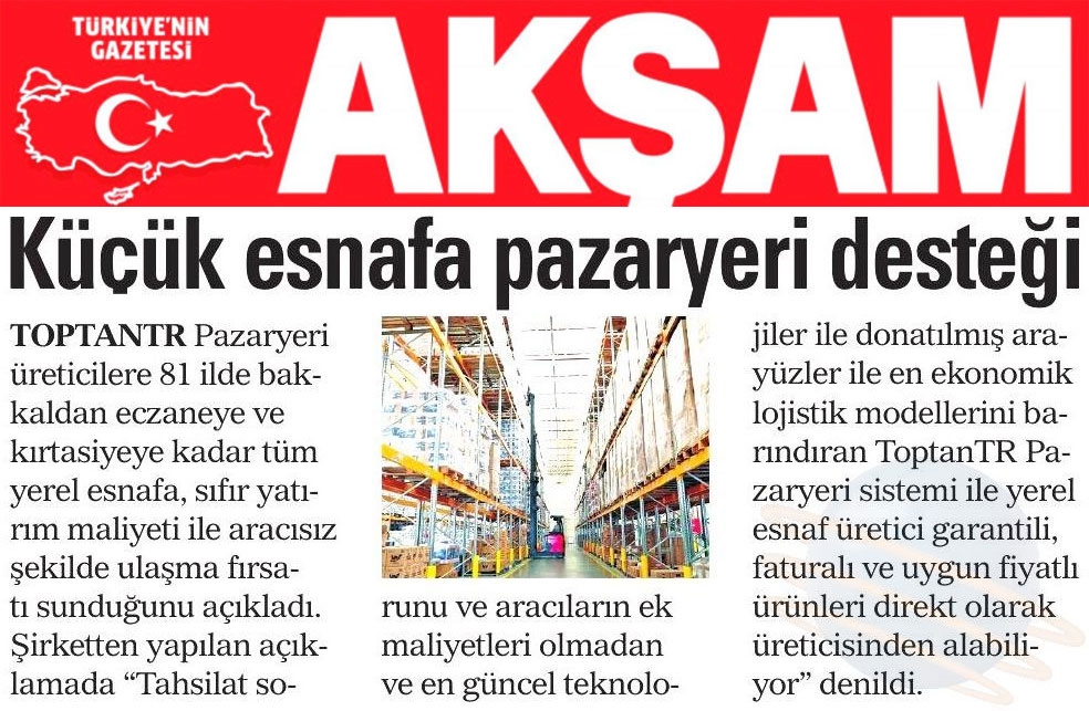 Küçük Esnafa Pazaryeri Desteği