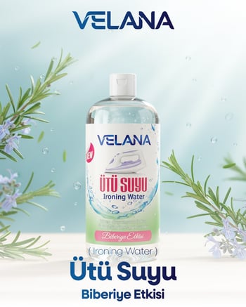 VELANA Ütü Suyu 1000 ml Yumuşatıcılı, Biberiye Kokulu