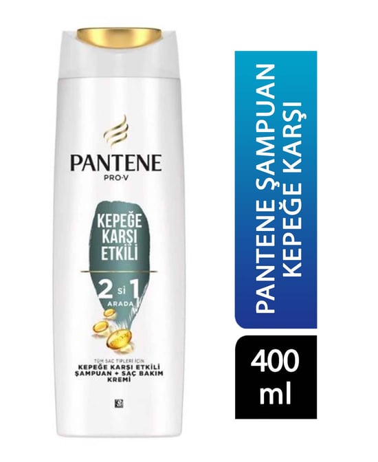 Pantene Şampuan 400 ml 2 in 1 Kepeğe Karşı