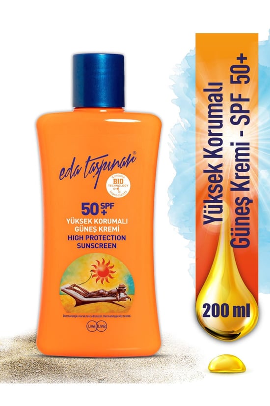 Eda Taşpınar Yüksek Korumalı Güneş Kremi SPF 50+ - 200ML