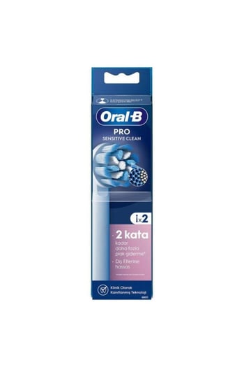 Oral-B Pro Sensitive Clean X-Filament Diş Fırçası Yedek Başlığı 2'li