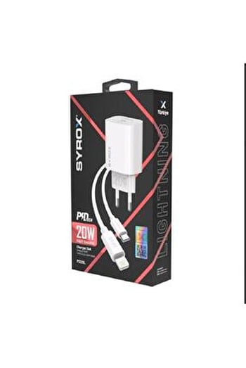 SYROX PD25T 3A+25W TYPE-C TO TYPE-C HIZLI+ADAPTÖR