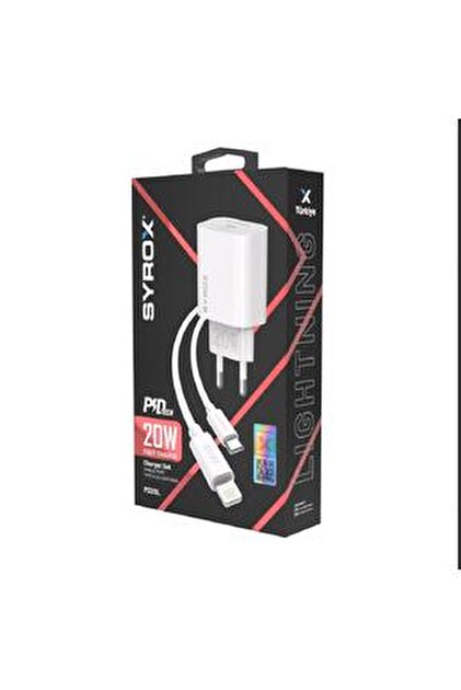 SYROX PD25T 3A+25W TYPE-C TO TYPE-C HIZLI+ADAPTÖR
