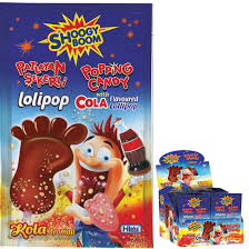 Candy Popios Kolalı Ayaklı Patlayan Şeker 12gr 16'lı