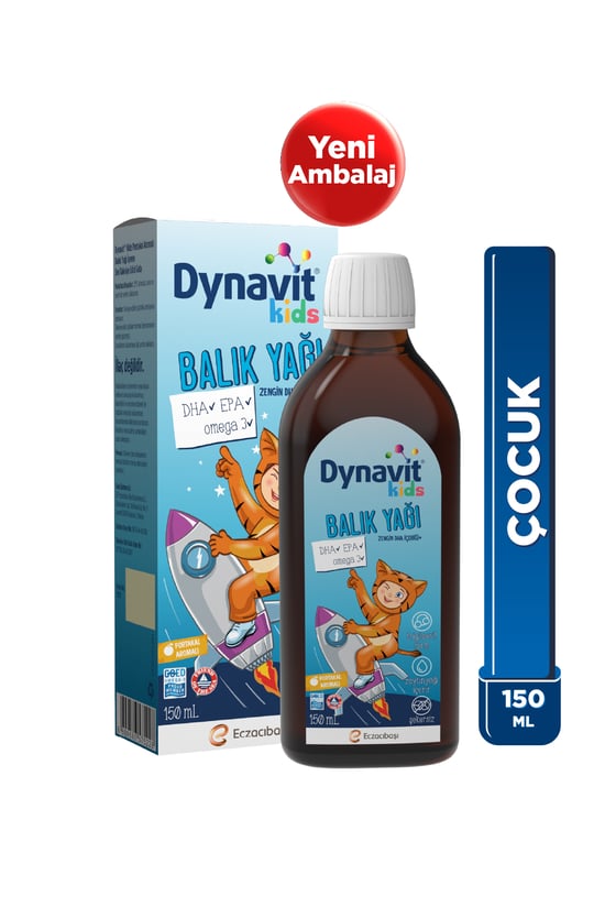 Dynavit Portakal Aromalı Balık Yağı 150 ml