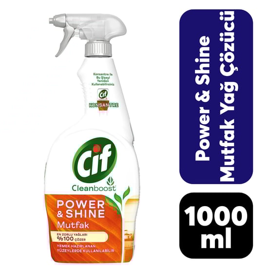 Cif Sprey Power & Shine 750 ml Mutfak