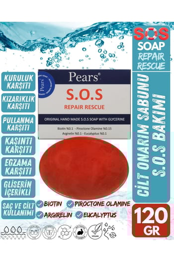 Pears Original S.O.S Repair Rescue Soap Gliserinli Cilt Onarım Sabunu 120gr