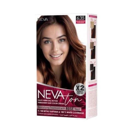 Nevaton 2 Li  Saç Boyası  6.35 Altın Kahve
