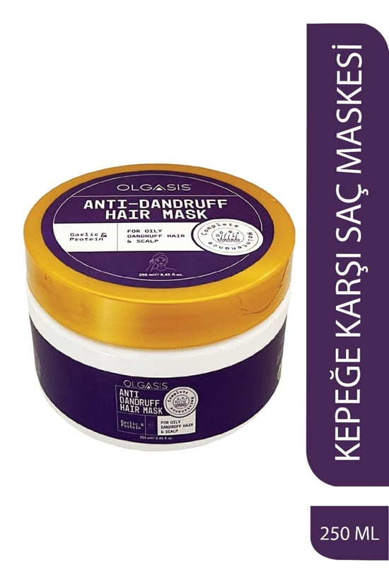 Olgasis Sarımsak & Protein Saç Maskesi 250 ml | Yağlı Ve Kepekli Saçlar Için Kokusuz Bakım