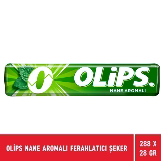 Olips Nane Aromalı Ferahlatıcı Şeker 28 gr  X 288 Adet