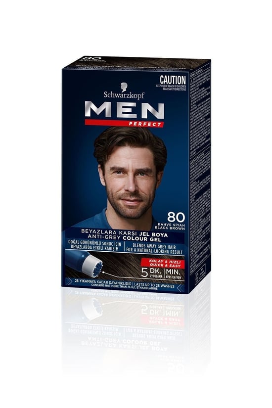 Schwarzkopf Men Perfect 80 Siyah Kahve 50 Ml