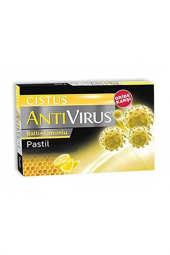 Cistus Antivirus Bal ve Limonlu 10lu Pastil