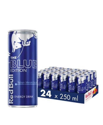 Redbull, red bull, enerji, içeceği, enerji içeceği, mavi kutu, avantajlı paket, kanatlandırır, red bull,redbul, 250 ml, red bull 24lü koli, red bull blue, red bull mavi, yaban mersinli red bull
