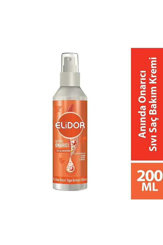 Elidor Superblend Anında Onarıcı Kırılma Karşıtı Yoğun Besleyici Sıvı Saç Bakım Kremi 200 Ml