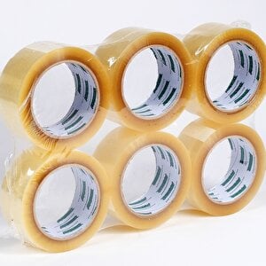 Kesbant (Akrilik) Şeffaf Koli Bantı 6x 43x80