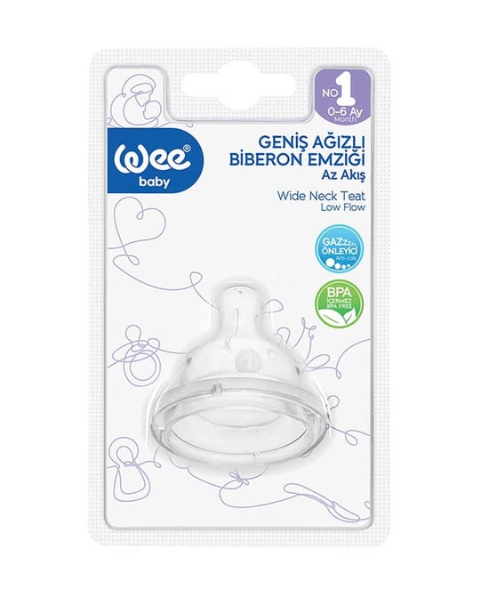 Wee Baby Geniş Ağız Biberon Emziği (828)