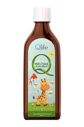 Multi Fishoil Vitamin Mineral - Omega 3 ve Multivitamin Meyve Aromalı Şurup 150 ml