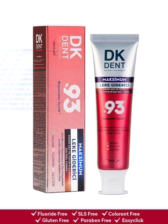 Dermokil DKDENT  %93 Beyazlatıcı Maksimum Leke Giderici Diş Macunu 75 ml