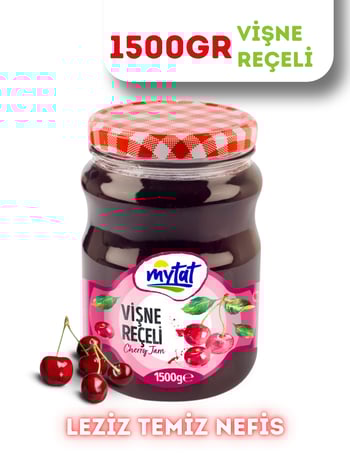 Mytat Geleneksel Vişne Reçeli 1500 gr (Cam Kavanoz)